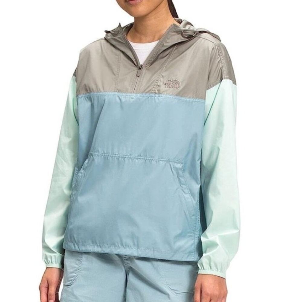 💎 The North Face Women's CYCLONE Pullover Jacket Windbreaker Top #0288